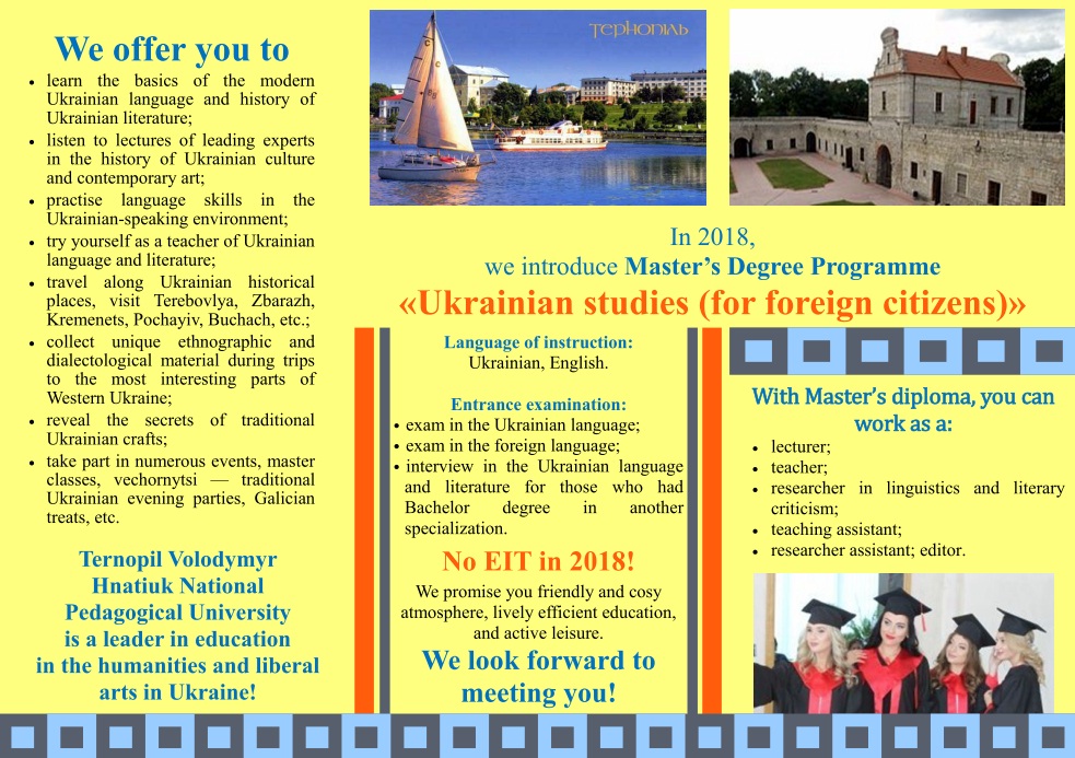 Master's Programme for foreigners